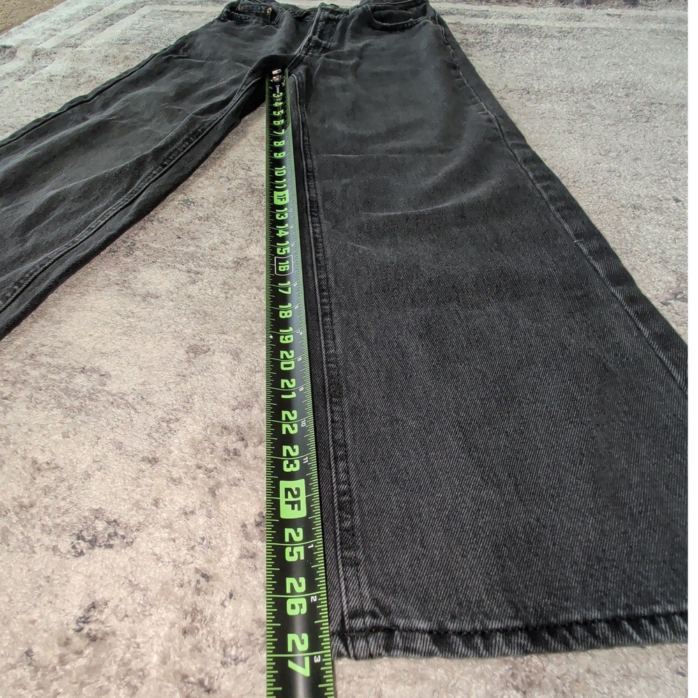 BDG Urban Outfitters High Wide Jeans 28 fits 27 Washed Black High Rise Wide Leg - Picture 5 of 13